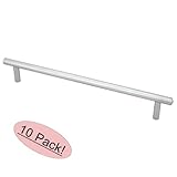 Cosmas 5999 – 224ssステンレススチールキャビネットハードウェアヨーロピアンスタイルバーPull – 11 – 3 / 16 "全体長 – 8 – 7 / 8 " ( 224 mm )
