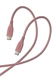 エレコム Type-C ケーブル USB-C & USB-C 2m 60W USB PD対応 柔らかい やわらか シリコン 【iPhone15 対応検証済】 モーブブラウン MPA-CCSS20BR
