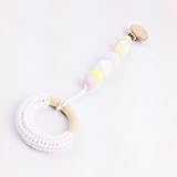 Mamimami Home　噛がため 木製 ママ看護用 ペンダント ベビーおしゃぶり シリコーン 噛むおもちゃ　1個