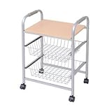 ストッカーキッチンワゴン ナチュラル ZFC-0052-NA