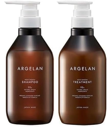 Amazon | アルジェラン モイストスムース シャンプー 本体 480ml 1個 +