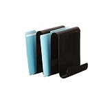 Safco Products 3221BL Wave File Holder 4 Upright Sections Black [並行輸入品]