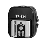 プロフェッショナル点滅ホットシューマウントアダプタ TF334 点滅ホットシューアダプタ PC 同期ポート付き A7S A7SII A7R A7RII