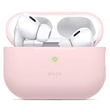 【elago】 AirPods Pro2 対応 ケース 耐衝撃 薄型 ソフト シリコン カバー Lightning USB-C ワイヤレス充電 MagSafe 対応 [ Apple AirPods Pro 2 アップル エアポッツプロ2 第2世代 対応 ] ORIGINAL BASIC ラブリーピンク