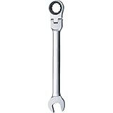 MintCraft Pro FPG9MM 9mm Flexible Ratchet Wrench, Small, Silver [並行輸入品]