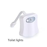( 1pack )トイレNight Light Motion Activated内側トイレボウルライトモーションセンサーLEDライト8色変更2モデル調光機能付きません(ホワイト)
