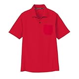 コーコス 半袖ポロシャツAS-1657 20 レッド S