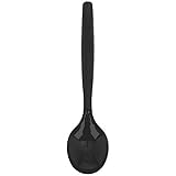 パーティー準備再利用可能なServing Spoon Serveware、ブラック、プラスチック、9 "