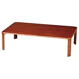 シンプル座卓テーブル(折脚)　ブラウン　ZT1275BR 　 【送料無料】（座卓、ローテーブル、木製テーブル、センターテーブル）