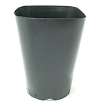 硬質ポリポット 角型 9.8ｃｍ深 100個 黒 洋蘭 雪割草 山野草