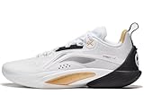 [リーニン] SPEED X メンズ プロ バスケットボールシューズ 衝撃 吸収 スニーカー ホワイト ABAT085-5H 30.5CM