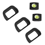 JHMei ソニー カメラアクセサリーキット | ファインダーアイカップ1個 + 水準器付きホットシューカバー2個 | プレミアムABS製 防塵・防湿 | ソニー A7 A7II A7III A7R A7RII A7RIII A7RIV A7S A7SII A9 A99II A58 用