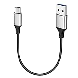 USB Type C ケーブル 0.2m 【POTRRCIUSUER】 USB-A to USB-C 10Gbps高速データ転送 USB3.1 Gen2 ケーブル 60W（3A/20V）急速充電 タイプc 充電ケーブル Sony Xperia/Samsung/Asus Zenfone/Arrows/PS5コントローラー タイプc多機種対応 (PVC素材)