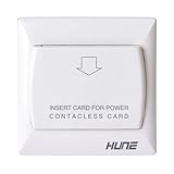 UHPPOTE　カード式電源コントローラー　省エネスイッチ　低周波数カード用　壁掛け　ホテルスイッチ　ホテル電源スイッチ　電源制御　省エネ 電源制御　ホテル用　旅館用　UHPPOTE Wall Mou