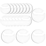 ZHSHXNGY 缶バッジカバー 収納 62mm 対応58mm 20枚入り 透明 缶バッジ 収納 保護カバー 高い透明性 丸型 コレクション ディスプレイ