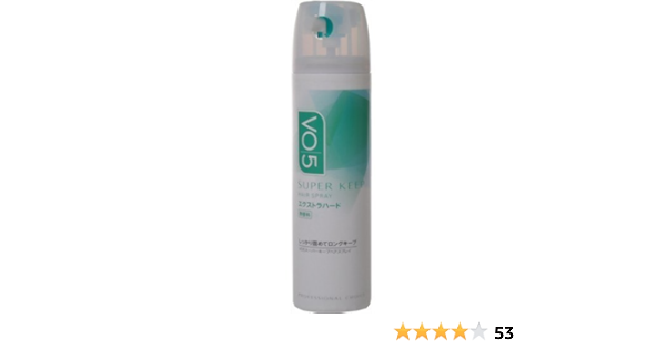 Amazon Vo5スーパーキープヘアスプレイ エクストラハード 無香料 50g Vo5 ヘアスプレー 通販