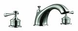 Design House 524629 Ironwood Roman Tub Faucet with No Sprayer, Satin Nickel [並行輸入品]