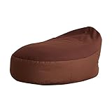 ブラウン／Luna ルーナ ビーズクッション ソファ 省スペース 一人用 座椅子 クッション ビーズ 座椅子 幅62cm　ソファー 1P 1人掛け エコビーズ レッド グリーン ベージュ