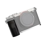 SIUTATDSH カメラグリップ 対応 sony ソニー A7C2 a7c ii A7C Mark 2 カメラ専用 L型クイックリリースプレート、実木製ハンドル、三脚設置でき (黒檀銀板)