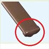 LIXIL TOEX　グリップライン　歩行補助手すり　だ円手すり用　端部キャップ　【リクシル】 アルミカラー　オータムブラウン