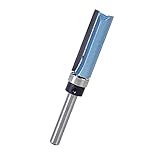 Lovoski 超硬カッター　木工用ドリル　ストレート　フルート　フラッシュ　トリム　ルーター　ウッドビットカッター　トップベアリング　研削　全７サイズ - 1/4 * 1/2 * 38mm