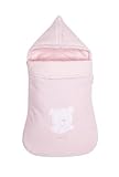 Petit Praia Velour Baby Sack Orson Rosa by Petit Praia