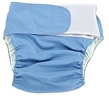yuaseiharu おむつカバー介護用【大人用オムツカバー】マジックテープ止め (ブルー, Ｆサイズ)