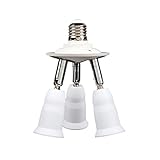 HOMMY 3　イン 1 　調整可能　E27　ベース　ライト　ランプ　電球　アダプター　ホルダー　ソケット　スプリッタ