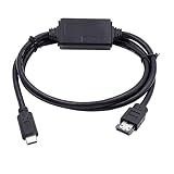 CY USB-C Type-C - Power Over eSATA DC5V USB2.0 - HDD SSD ODD eSATAPディスクコンバーター用ケーブル