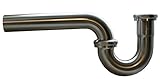 Plumbest p38 – 92bn真鍮Tubular Pトラップ、つや消しニッケル