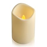 電池式ちらつきFlamless Tealight – タイマークリスマスウィンドウワックスキャンドル無香Electricベージュキャンドルティーライト – 装飾ウェディング休日誕生日パーティ HM-0