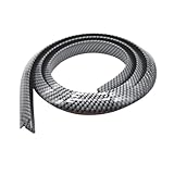 MAKUMINORS 汎用 フェンダー モール オーバーフェンダー 車用 テープ アーチモール ゴム ラバー カスタム 1.5m カーボン調 2個 セット