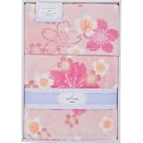 『香典返し 法事 引き出物 お返しなどに人気の商品』　京都西川　サクラ　ニューマイヤー毛布　ピンク　【掛け紙・包装可】