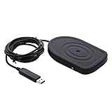 Wscoficey USBフットスイッチ 金属フットスイッチ ペダルコントローラ キーボード/マルチメディア機能/文字列適用