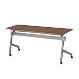 TOKIO NTTホールディングテーブル 棚付 パネル無 W1500×D600×H720mm NTT-1560 ダークウッド