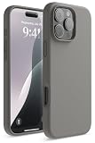 【elago】iPhone 16 Pro Max ケース シリコン 耐衝撃 スマホケース 指紋 防止 サラサラ シリコンケース [iPhone16ProMax アイフォン 16 プロマックス 対応 携帯ケース] iPhone 16Pro Max Case SILICONE CASE ミディアムグレー