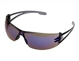 Gateway Safety 279M Varsity Wraparound Eye Safety Glasses, Blue Mirror Lens, Gray Temple [並行輸入品]