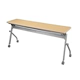 平行スタックテーブル／幕板無　W1500×D450×H700　GD-513NNネオナチュラル