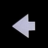 【矢印型反射板】 シャイニングリフレクター　アローズレイ　【全５色】 (蛍光クリア)