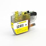 LC411Y互換インク ブラザー用 (イエロー) DCP-J928N-W/B DCP-J528N MFC-J905N DCP-J915N DCP-J1800N DCP-J926N-W/B DCP-J526N MFC-J904N MFC-J739DN/DWN MFC-J939DN/DWN DCP-J914N対応