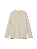 [ザ・ノース・フェイス] 長袖 カットソー ロンT L/S FD Mid Crew ホワイトミックスグレー M