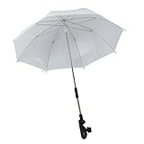 Pram Buggy Pushchair Umbrella In Assorted Colours (White) by Bid Buy Direct