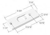 ホワイト角度調整ウィンドウラッチ、2 – 5 / 16 "ネジ穴 – パッケージ
