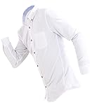 [ビジネスマン サポート] ワイシャツ 長袖 ノーアイロン ストレッチ 形態安定加工 メンズ テレワーク スポーツシャツ 速乾 5bd-ボタンダウン 3L-555