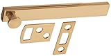 Stanley Hardware CD4060 4" Solid Brass Surface Bolt in Bright Brass [並行輸入品]