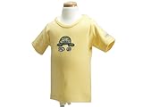 Mak the yak（マックザヤック）ベビーヤック 半袖 Tシャツ カメ＆貝柄 アップリケ イエロー 6/12M【並行輸入品】