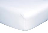 Trend Lab Knit Fitted Crib Sheet in White by Trend Lab