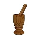 Imusa Wood Mortar with Pestle by Imusa