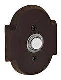 Fusion Hardware BEL-A3-DKB River Rock Collection Sandcast Scalloped Doorbell, Dark Bronze, 1-Pack by