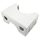 ステップツール 足置き台 洋式トイレ用 トイトレ U字型デザイン 軽量設計 洗面台 キッチン (ホワイト)